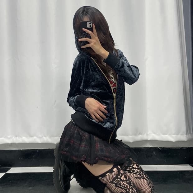 🎸블랙 벨벳 후디🎸