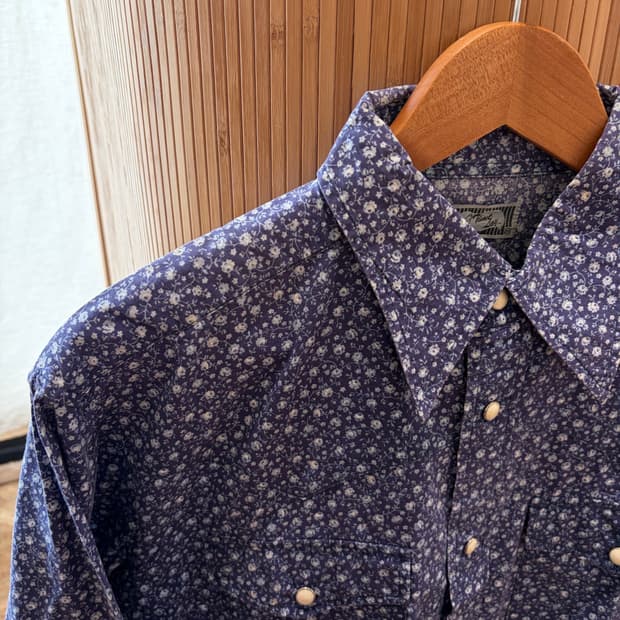 Time's Log Floral Western Shirt