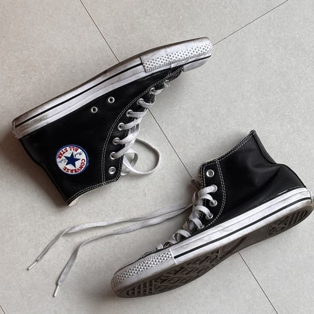 빈티지 레더 컨버스 올스타 하이 280