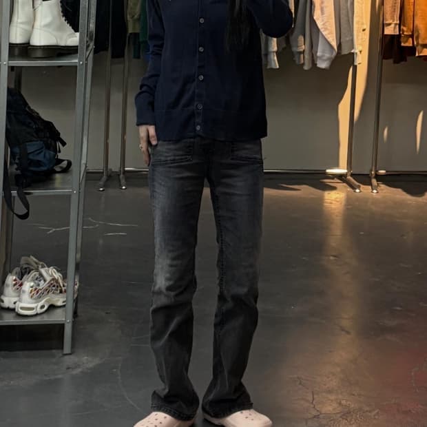 폴로랄프로렌 네이비 가디건 A3127