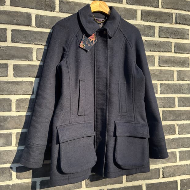 Barbour 바버 네이비 울자켓 B33