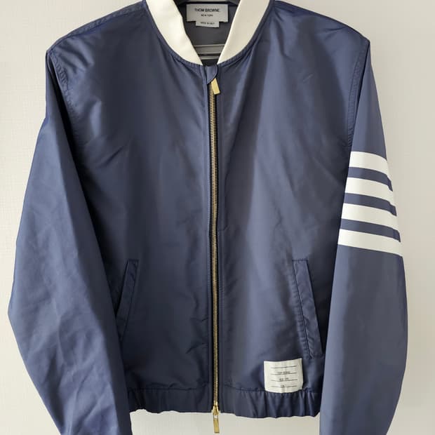 톰브라운 사선완장 블루종 점퍼(2/100/정품)