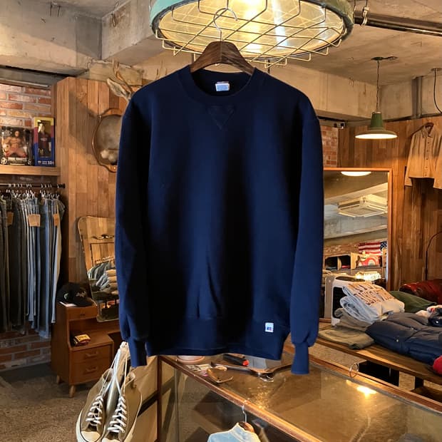 90s USA 빈티지 러셀 플레인 스웻 셔츠 맨투맨