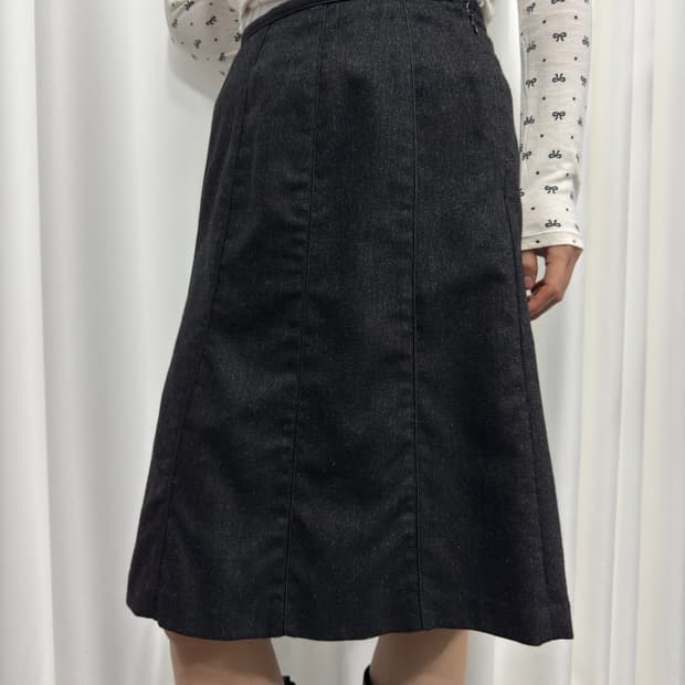 alpha cubic midi skirt