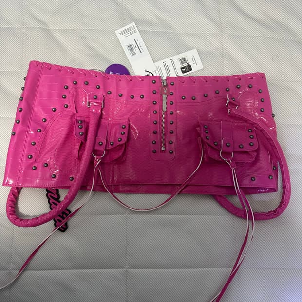 Namilia x 플레이보이 핸드백스커트 핑크 M