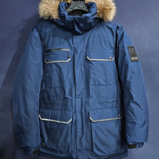 블랙야크 고어텍스 네이비 남성 105 구스다운 패딩 