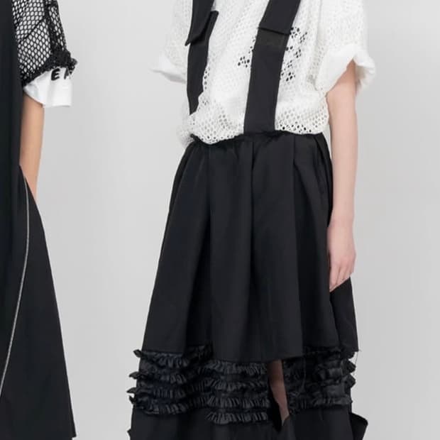 꼼데가르송 블랙 서스펜더 원피스 (25SS M사이즈)