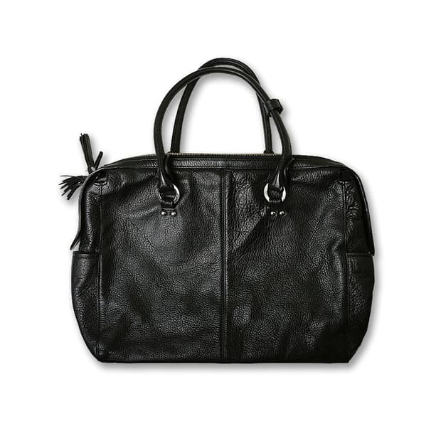 더 수트 컴퍼니 [The Suit Company] 블랙 레더 브리프케이스