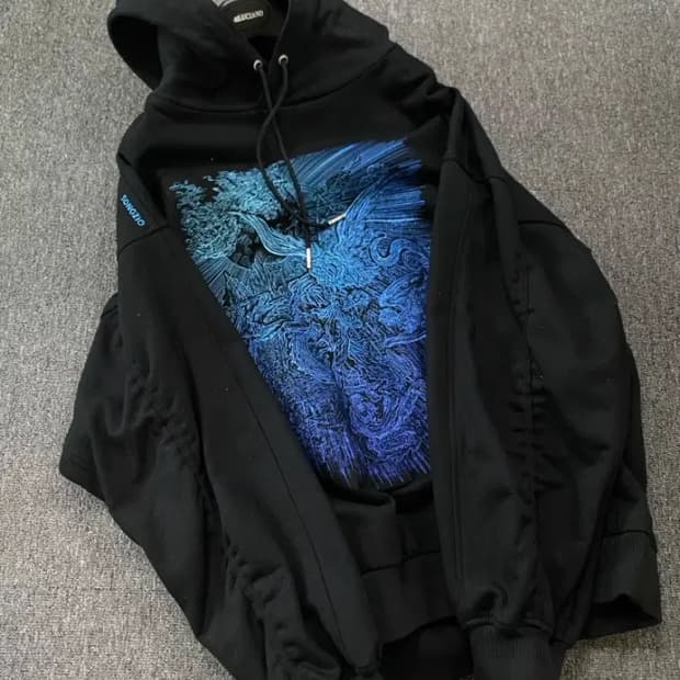 SONGZIO 송지오 아트워크 자수 후드 (48) 상태 S급