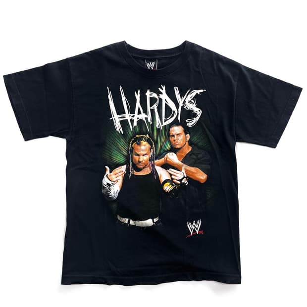00s WWE 하디 보이즈 티셔츠