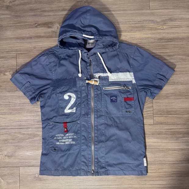 아비렉스 쉽빌더 셔츠 y2k 워크웨어