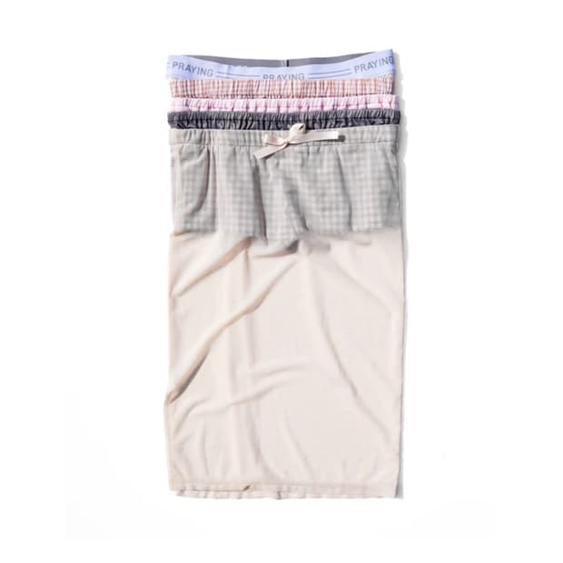 프레잉 복서 시어 스커트