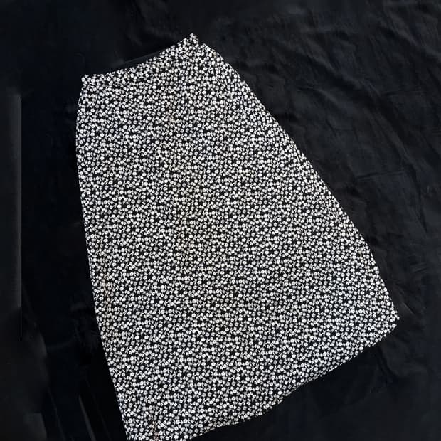 일본빈티지 스몰 플라워 롱스커트