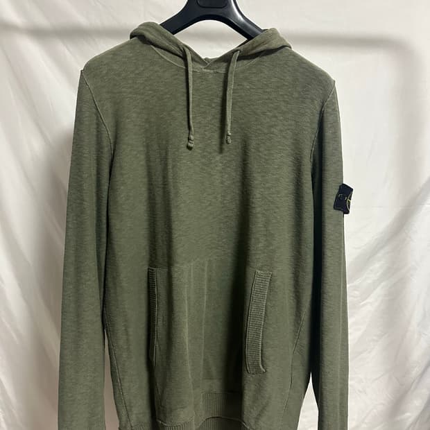 스톤아일랜드 니트후드 카키 (XXL)