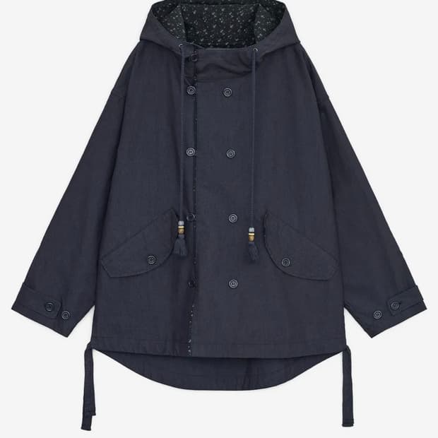 허그유어스킨 워시드 필드 자켓 (네이비)