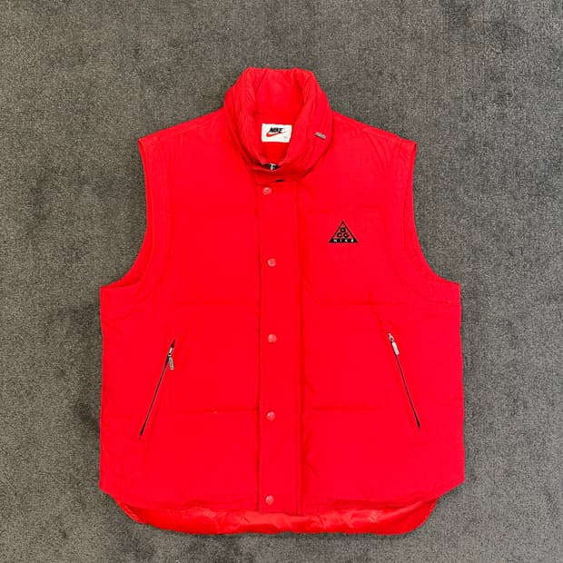 나이키 ACG 오리털 패딩 조끼 M