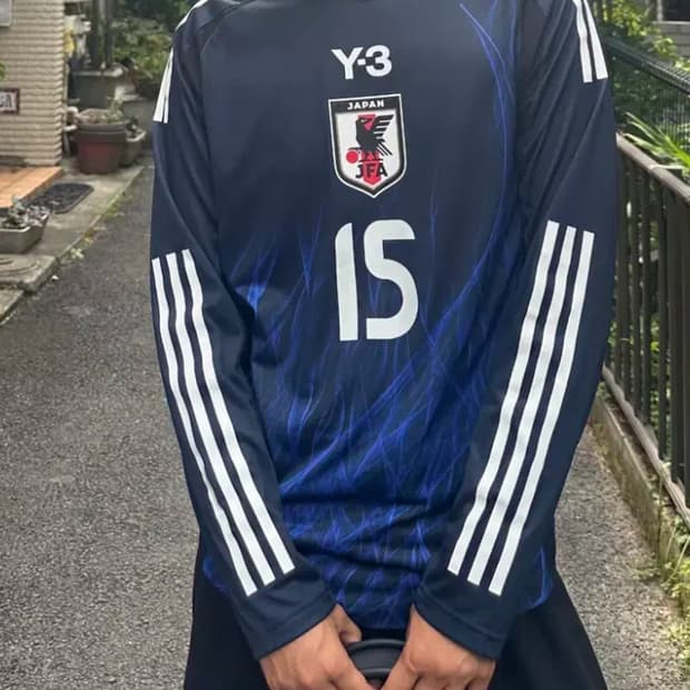 24-25 Y-3 일본 홈 어센틱 긴팔 카마다 마킹