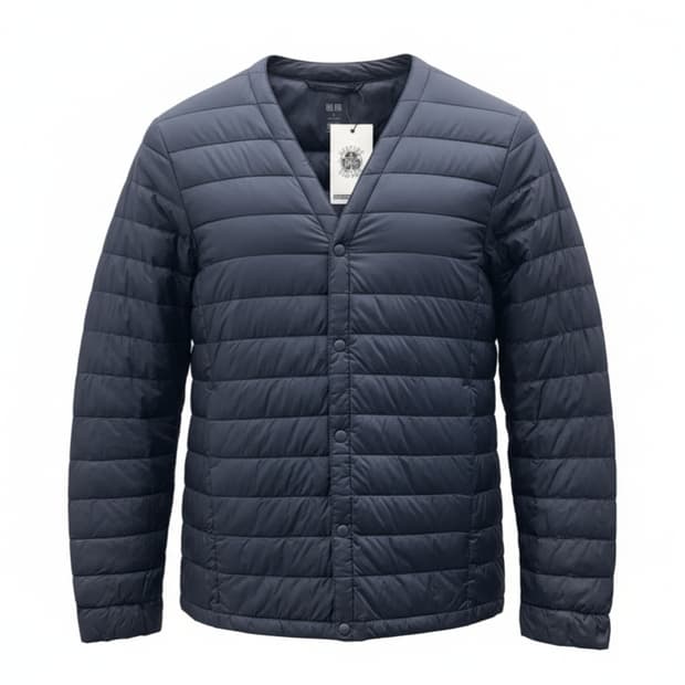 일본 유니클로 울트라 라이트 다운 브이넥 경량패딩 1799