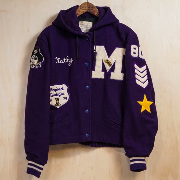 Delong 미국 우먼 바시티 자켓