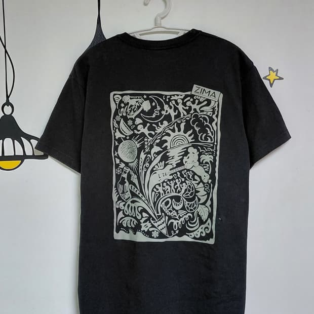 [L] ZIMA 빈티지 반팔 티셔츠 (CROSS&STITCH바디)