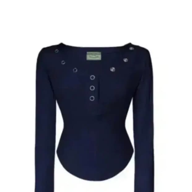 플리즈노팔로우 버니탑 네이비