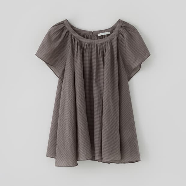타낫 Howa shirring one-piece (gray)