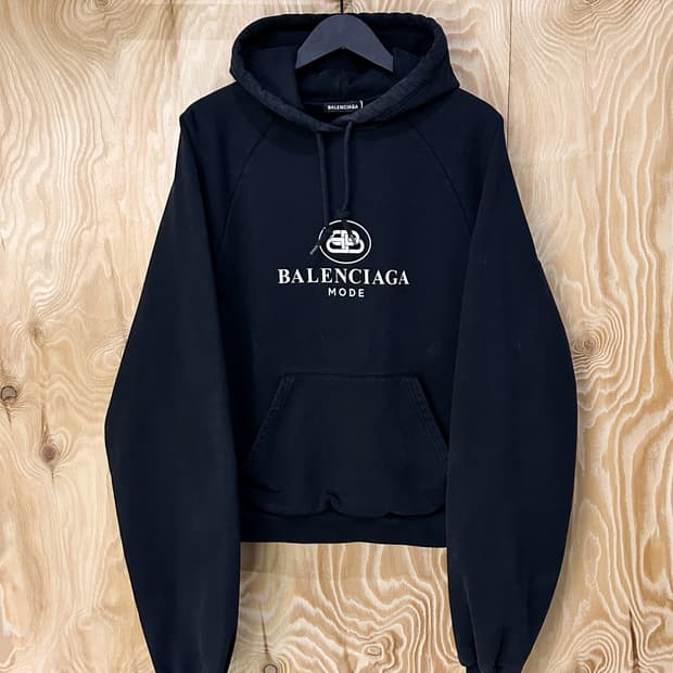 발렌시아가 2019 BB 모드 로고 후드티