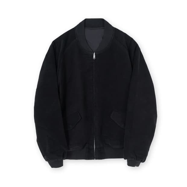 [6] 브라운야드 몰스킨 리버시블 블루종 블랙 샘플