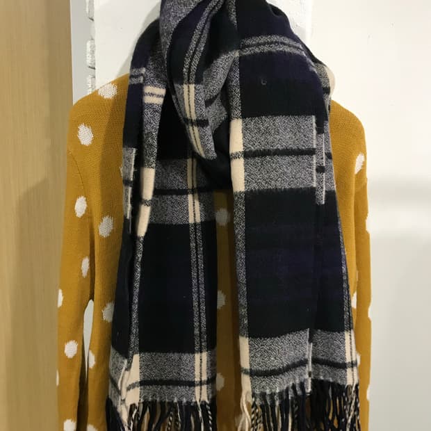 Vintage check muffler