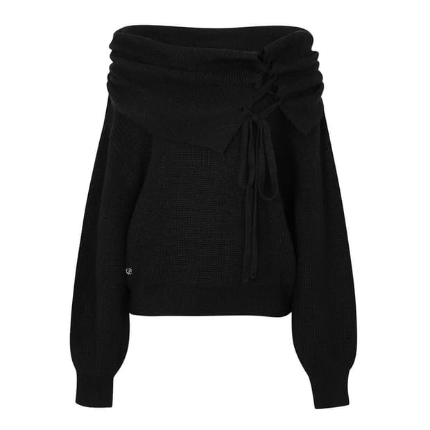 페인오어플레져 KAREN CORSET KNIT black