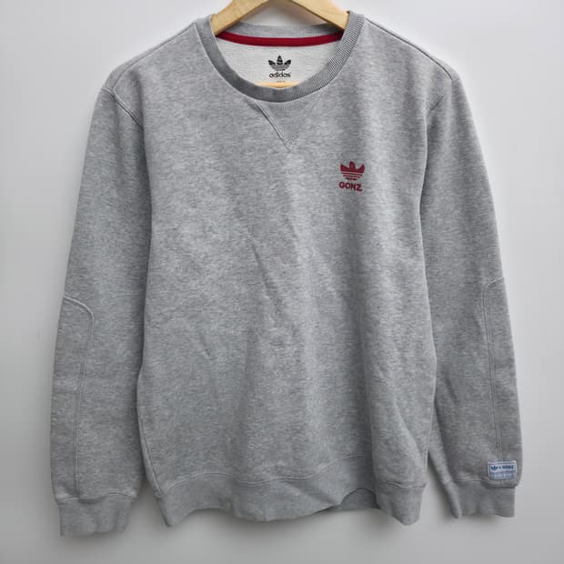 [L] 아디다스 그레이 맨투맨