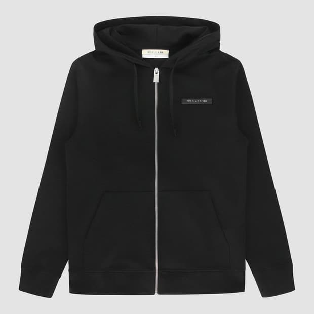 1017 Alyx 9SM 알릭스 블랙 지퍼 후디