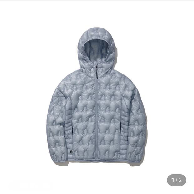 시에라디자인 하프돔 경량 구스다운 라이트블루 여성 s  새상품