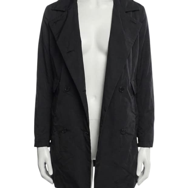 발렌시아가 더블 브레스트 코트