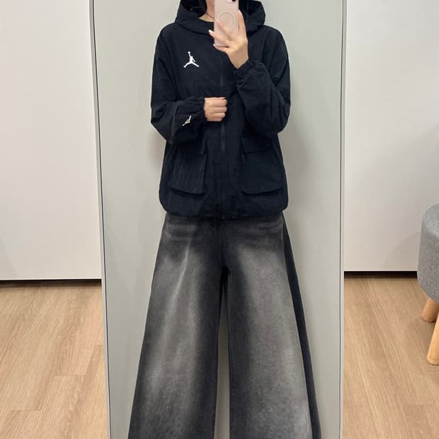 나이키 에어조던 점프맨 후드 바람막이 자켓