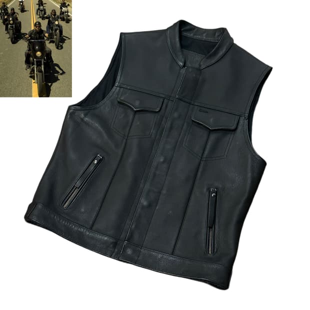 썬즈 오브 아나키 바이크 레더 베스트 (L)