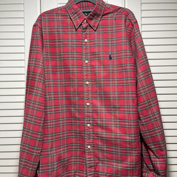 폴로 랄프로렌 체크 셔츠 