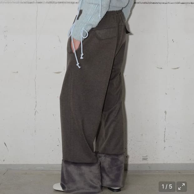 타입서비스 퍼 트림 팬츠(차콜)