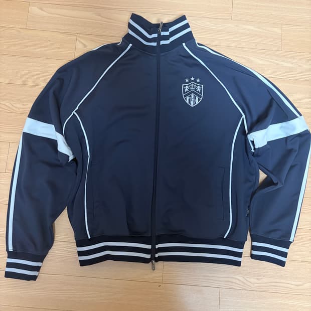 트래블 풋볼 져지 트랙 자켓 네이비 L