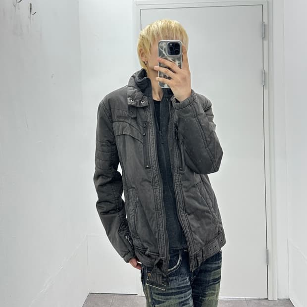 Buckaroo Washed Layered Grunge Jacket