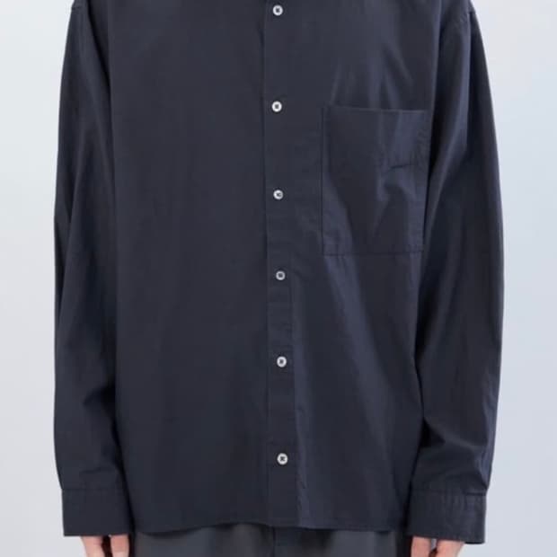 해칭룸 크롭셔츠 다크네이비 2사이즈