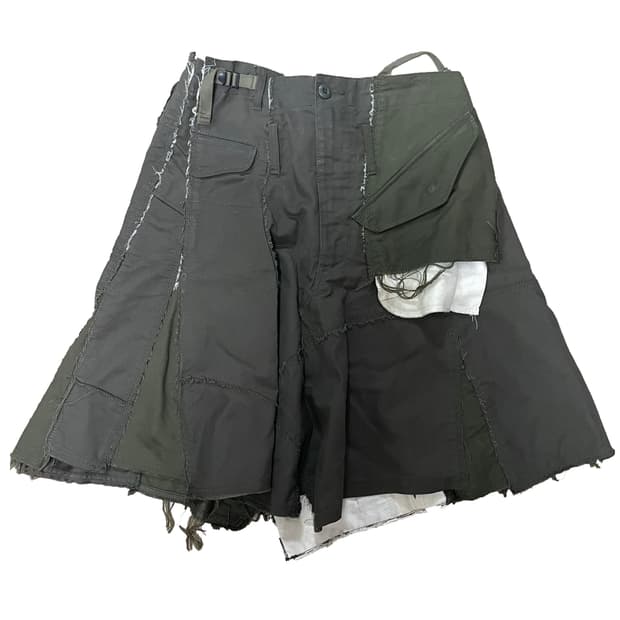 Junya Watanabe distressed decon skirt