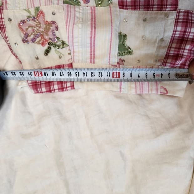 면스팽글 치마 허리 44cm