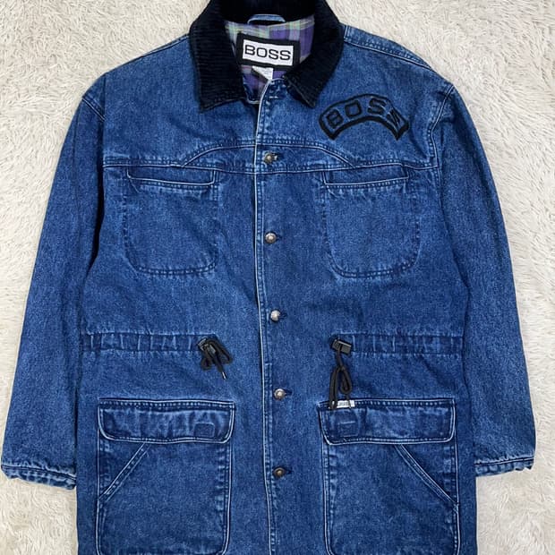 빈티지 데님 헌팅 자켓/#2555