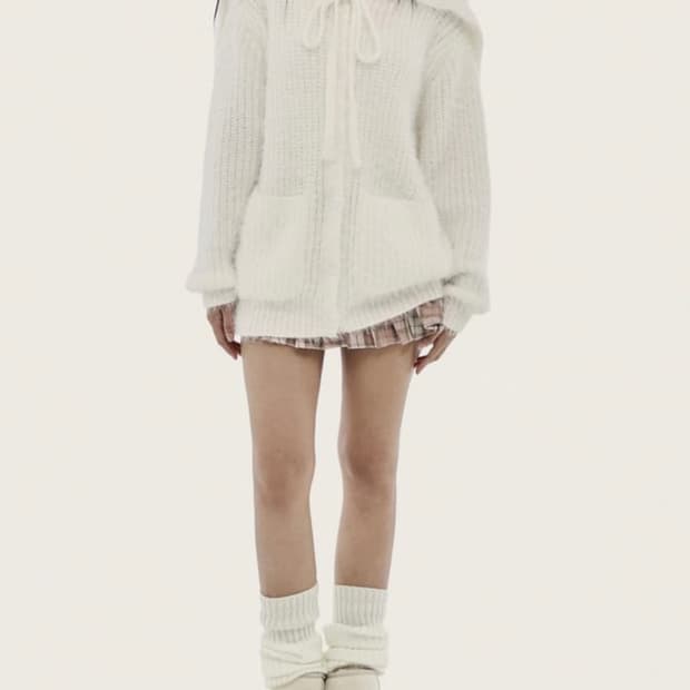 Vanila pudding fur cardigan (바닐라푸딩퍼가디건)