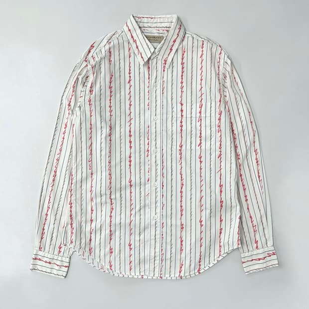 버버리 정품 scribble 디자인 셔츠