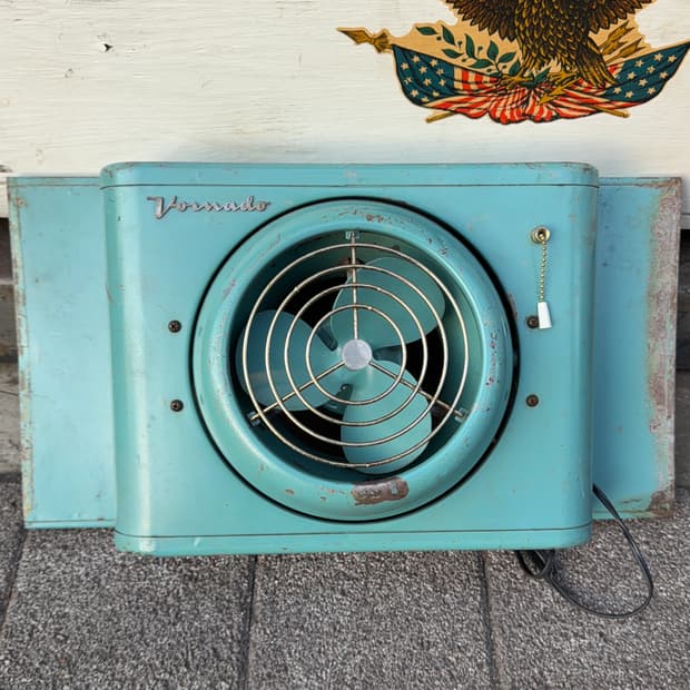 빈티지 소품 1950년 Vornado 미국 선풍기