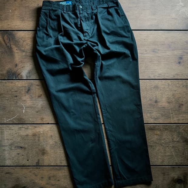 폴로 랄프로렌 Ethan 블랙 치노 팬츠