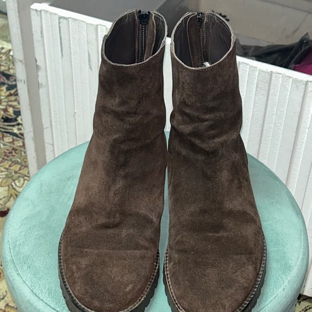 Cos 워터프루프 스웨이드 지퍼부츠 265