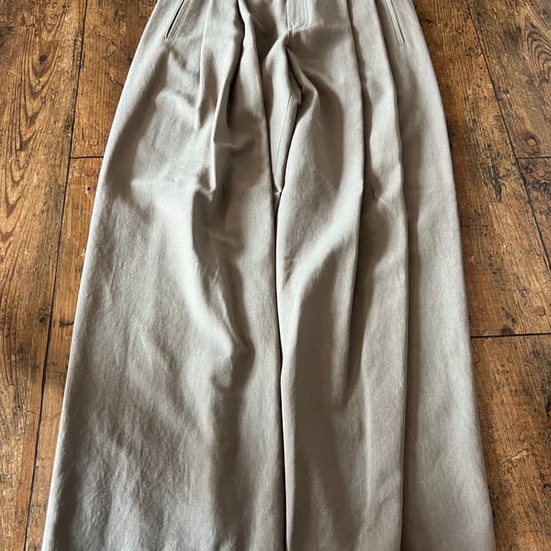 비긴202 워시드 코튼 도비 팬츠 워시드 베이지 3